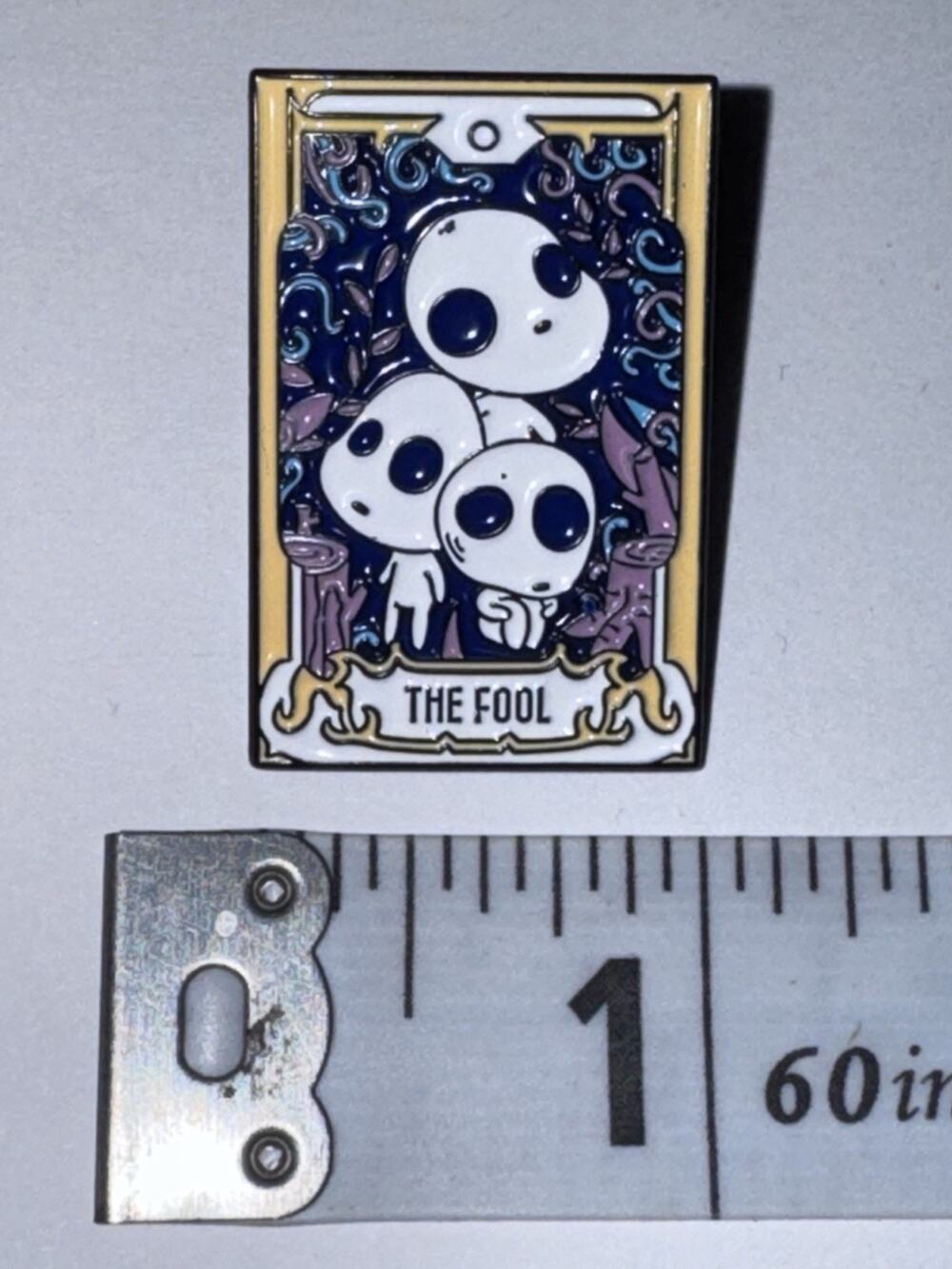 The Fool Tarot Card Pin Brooch
